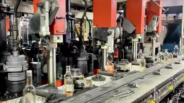 Production workshop with machinery